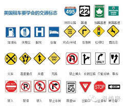 在美国开车，要学会看的交通标志