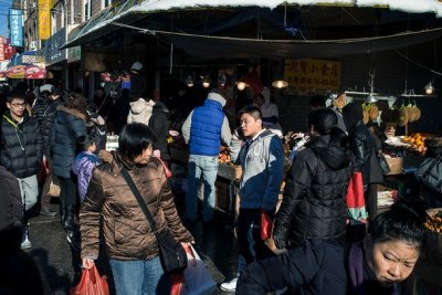 纽约布鲁克林的华人聚集地