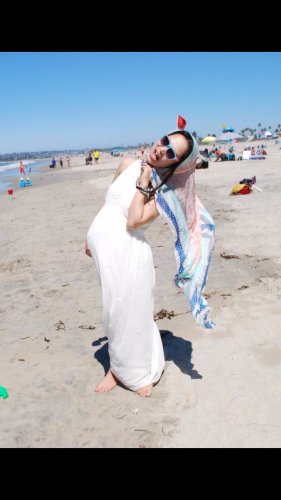 喜多孕女郎圣地亚哥游